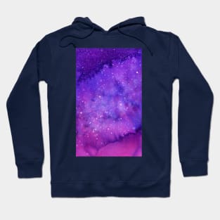 Bright watercolor galaxy Hoodie